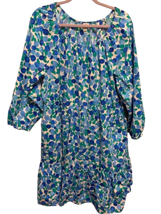J. Crew Dresses & Skirts - J. Crew Women’s Plus Size Blueberry Scoop Neck Dress Sz 18